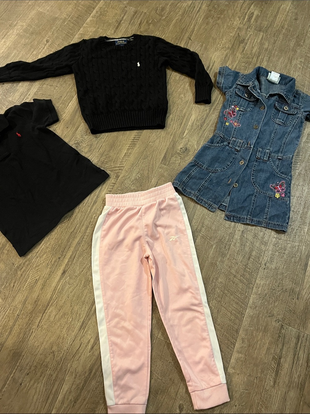 Bundle Reebok Girls' Pink Track Pants - Kids